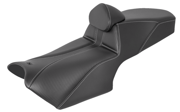 SADDLEMEN Adventure Tour Seat - w/ Backrest - Black - BMW '19-'22 0810-BM54BR