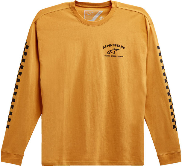  ALPINESTARS Sunday Long-Sleeve T-Shirt - Gold - Medium 12137184059M 