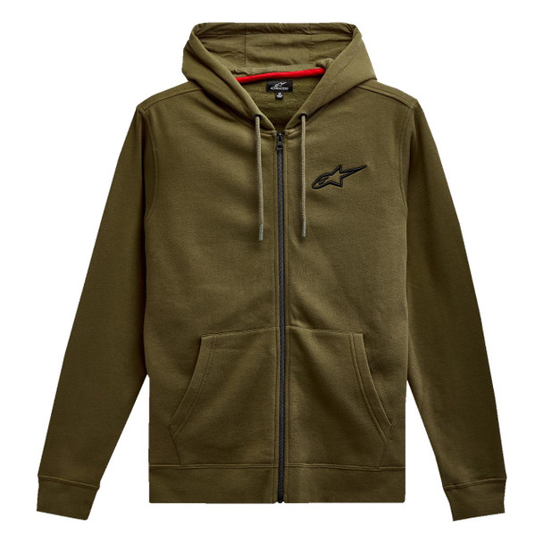  ALPINESTARS Ageless Zip Hoodie - Military/Black - 2XL 12125360069102X 