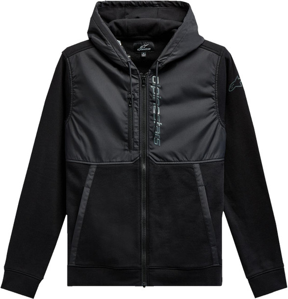  ALPINESTARS Aligned Zip Hoodie - Black/Black - Large 1213510001010L 