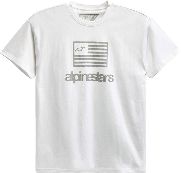  ALPINESTARS Flag T-Shirt - White - Large 12137262020L 