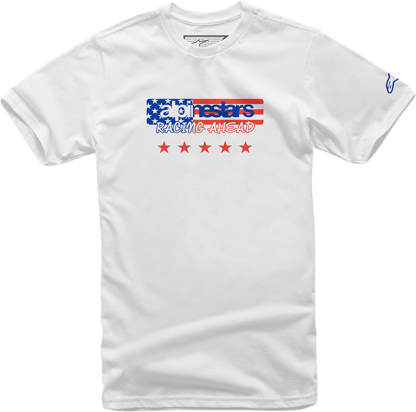 ALPINESTARS USA Again T-Shirt - White - Large 12137261020L