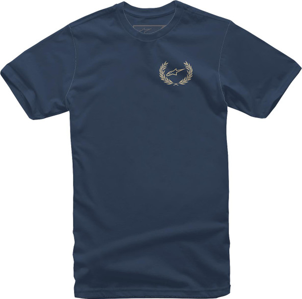  ALPINESTARS Wreath T-Shirt - Navy - Medium 12137258070M 