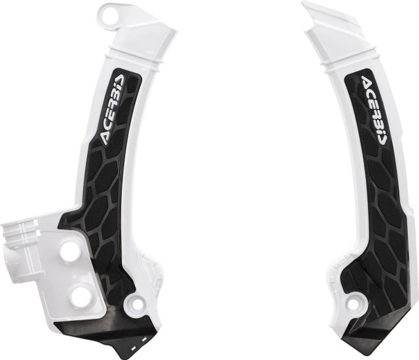 ACERBIS X-Grip Frame Guards - Black/White - Husqvarna 2979601007 