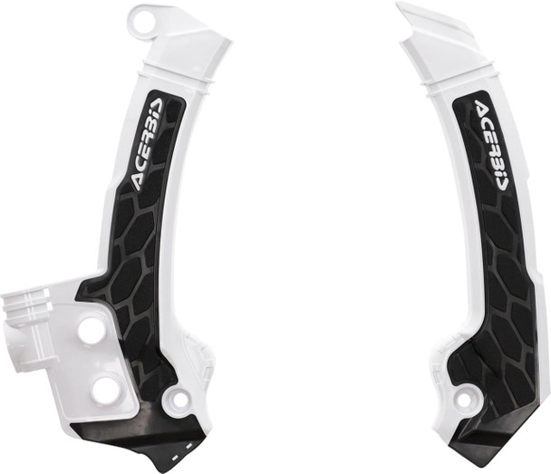  ACERBIS X-Grip Frame Guards - White/Black - Husqvarna 2979601035 