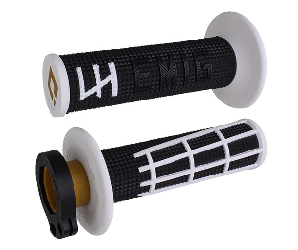  ODI Grips - Emig 2.0 - Black/White H36E2BW 