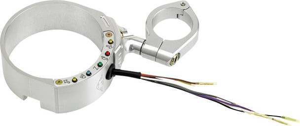  JOKER MACHINE Speedometer Side Mount - Silver 10-309S 