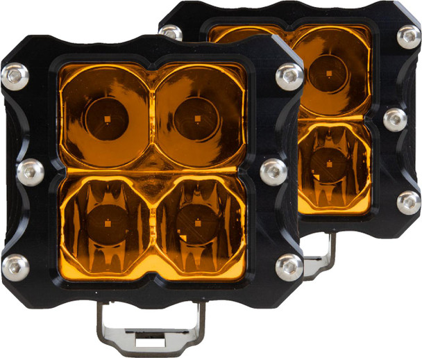  HERETIC Flood Light/Spotlight - Amber 52221 