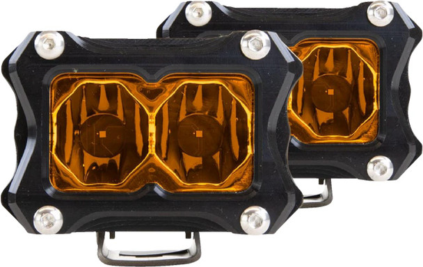  HERETIC Flood Light - 2" - Amber 50213 