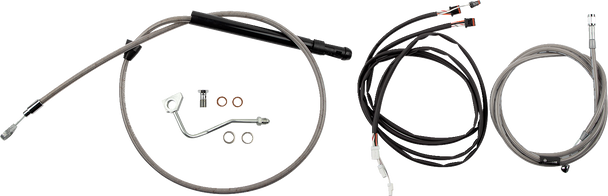 BURLY BRAND Touring Model Control Kit - Bagger - 13" - Stainless Steel B30-1316