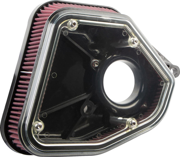  ALLOY ART Boom Box Air Cleaner Kit - Black Cover 1.8M8BP 