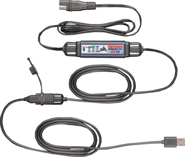  TECMATE Battery to USB-C Charger with SAE O-118 