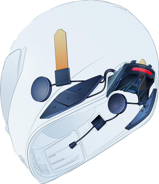  ICON In-Helmet Communicator - Black 4402-0910 
