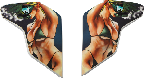 ICON Airflite* Side Plates - Pleasuredome4 - Blue 0133-1409