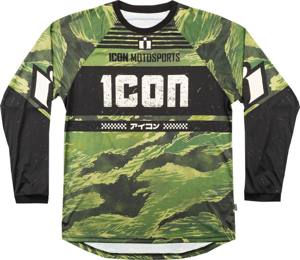  ICON Tiger*s Blood Jersey - Green Camo - Small 2824-0084 
