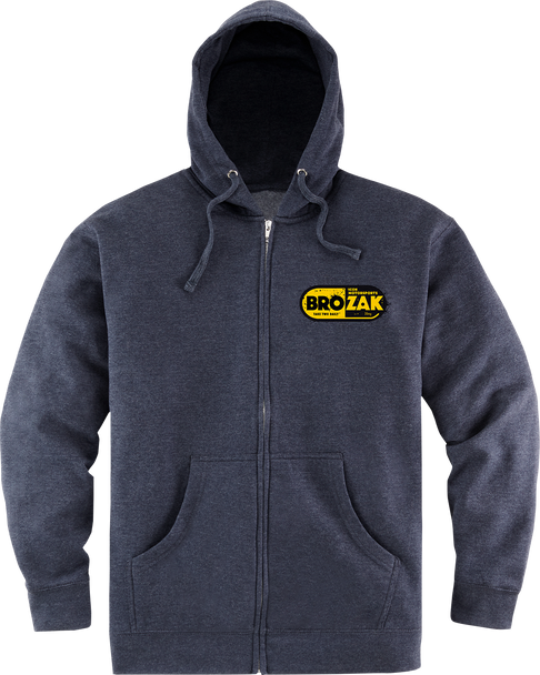 ICON Brozak* Zip Hoodie - Navy - XL 3050-6384