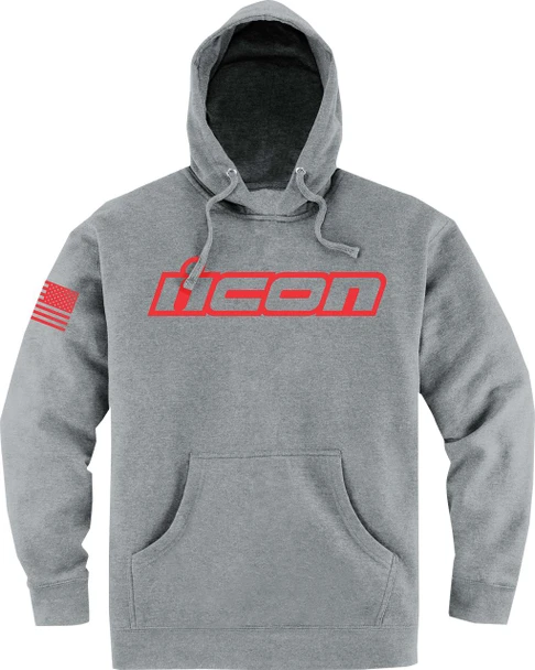  ICON Clasicon* Hoodie - Heather Gray - Small 3050-6527 