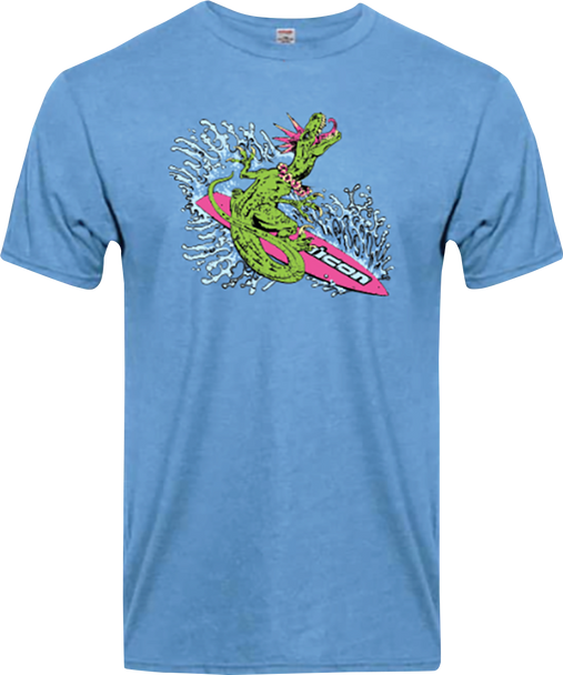 ICON Dino Fury* T-Shirt - Light Heather Blue - Large 3030-21966