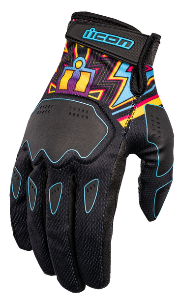 ICON Hooligan Lucky Lid* Gloves - Black - Medium 3301-4642