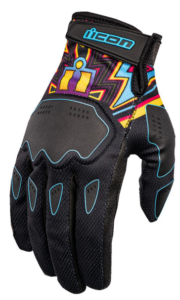  ICON Hooligan* Lucky Lid Gloves - Black - Small 3301-4641 