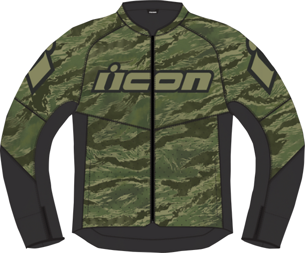 ICON Hooligan Tiger's Blood Jacket - Green - 4XL 2820-6158