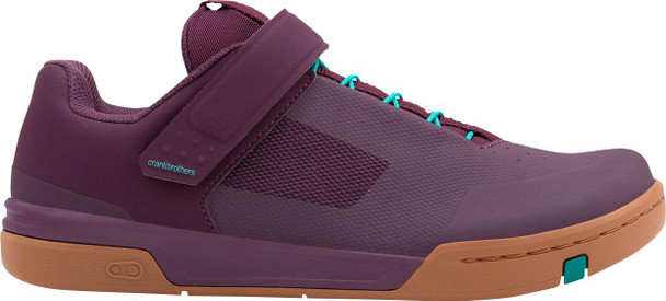  CRANKBROTHERS Stamp Speed Lace Flat Shoes - Purple/Gum - US 9 STS29546A090 