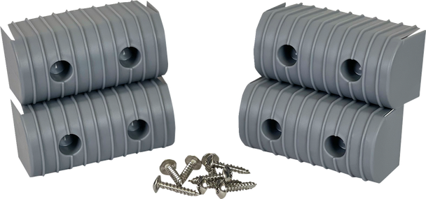 CALIBER Bunk Wrap Endcap - 2"x4" - Gray - 4 Pack 23051 CALIBER Bunk Wrap Endcap - 2"x4" - Gray - 4 Pack 23051