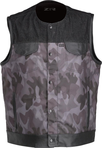  Z1R Nightfire Camo Vest - Black/Gray - XL 2830-0627 