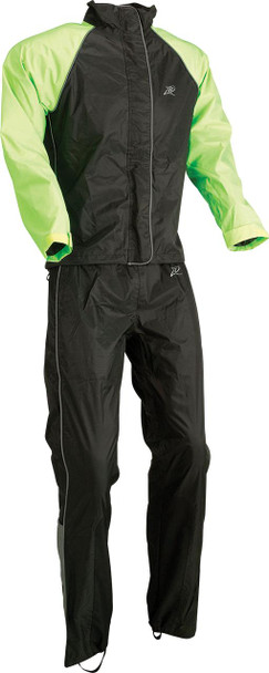  Z1R Women's 2-Piece Rainsuit - Black/Hi-Vis - XL 2853-0043 
