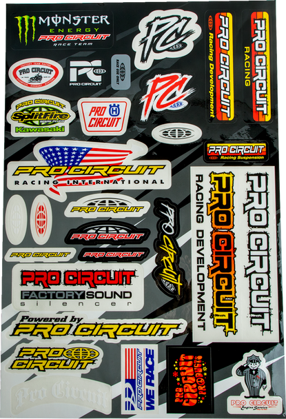 PRO CIRCUIT Deluxe Decal Sheet DC22DLX