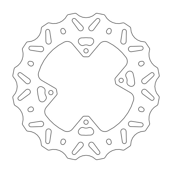  MOTO-MASTER Brake Rotor - Front - Nitro 110368-PU 