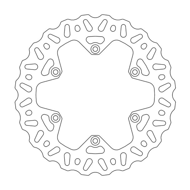  MOTO-MASTER Brake Rotor - Rear - Nitro 110363-PU 