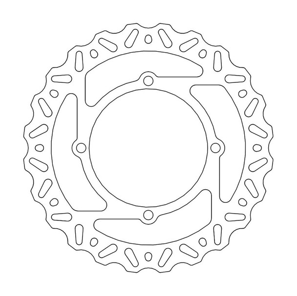  MOTO-MASTER Brake Rotor - Front - Nitro 110357-PU 