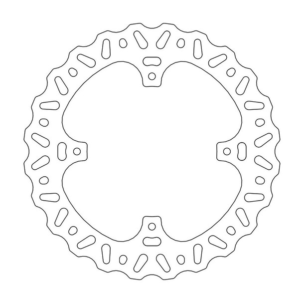  MOTO-MASTER Brake Rotor - Rear - Nitro 110356-PU 