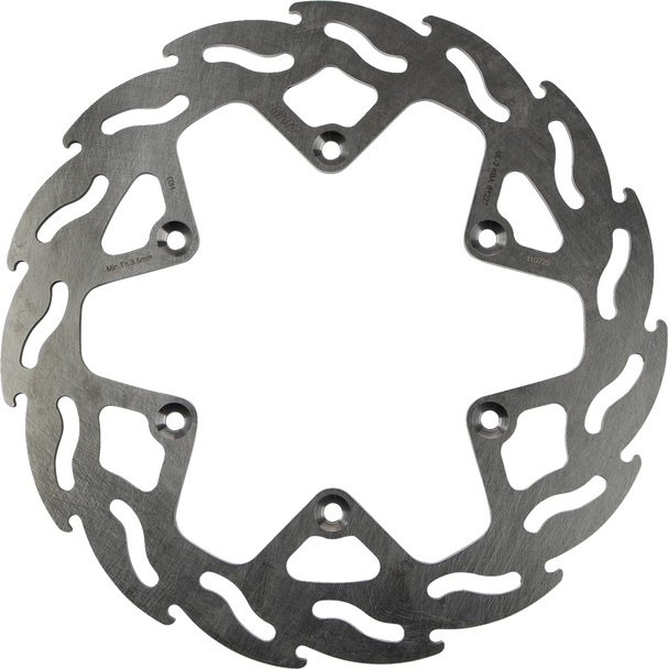 MOTO-MASTER Brake Rotor - Rear - Flame 110725-PU