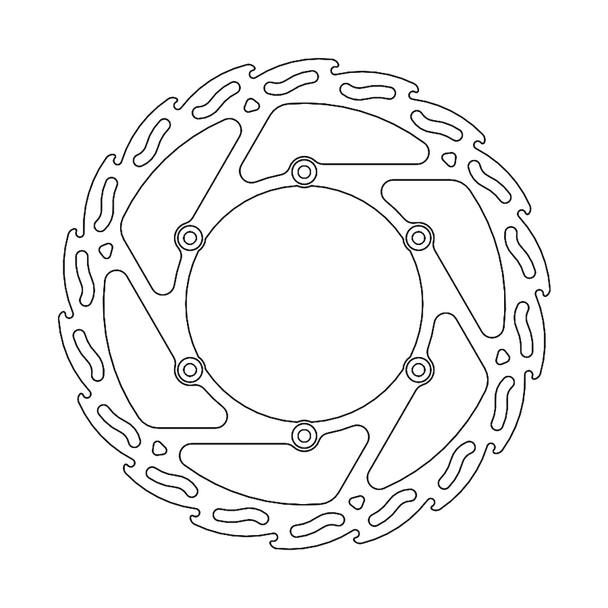MOTO-MASTER Brake Rotor - Front - Flame 110313-PU