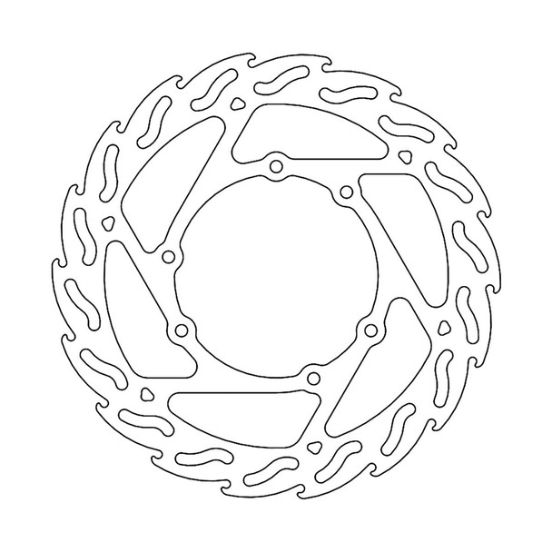  MOTO-MASTER Brake Rotor - Front - Flame 110285-PU 