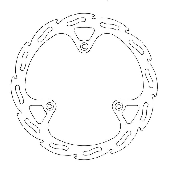  MOTO-MASTER Brake Rotor - Front - Flame 110244-PU 