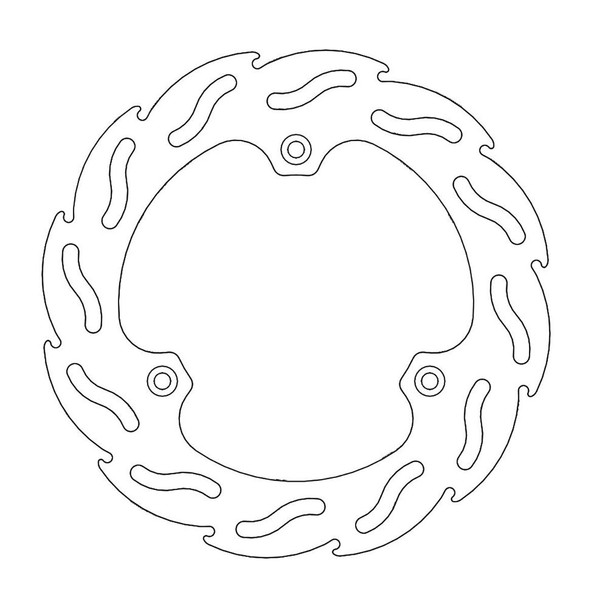  MOTO-MASTER Brake Rotor - Front - Flame 110243-PU 