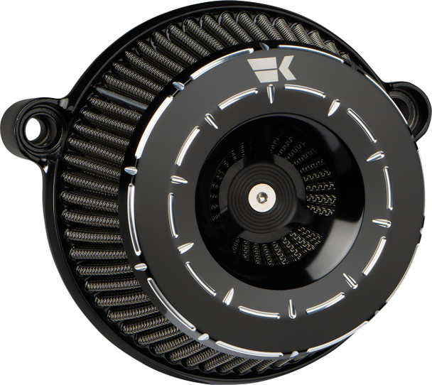 KHROME WERKS Khrome Werks Instigator Air Cleaner Black Tracer for 2017-2023 Harley-Davidson M8 Touring Models 250110 