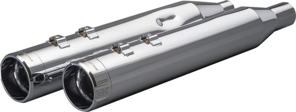 KHROME WERKS Khrome Werks 4.5" HP-Plus Slip-On Mufflers for Harley Touring 1995-2016 202975 
