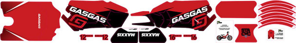 D'COR VISUALS STACYC* Stability Cycle Graphic Kit - 12" & 16" - GasGas 10-80-209 