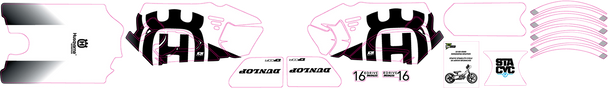 D'COR VISUALS STACYC* Stability Cycle Graphic Kit - 12" & 16" - Husky 10-80-206