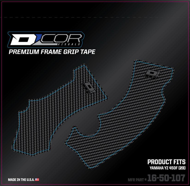  D'COR VISUALS Frame Grip Tape - Gray - Yamaha 16-50-107 