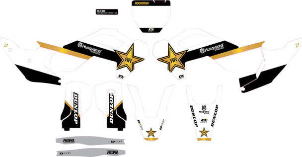  D'COR VISUALS Graphic Kit - Husqvarna 20-70-404 