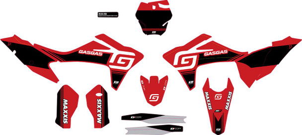  D'COR VISUALS Graphic Kit - GasGas Racing 20-65-203 