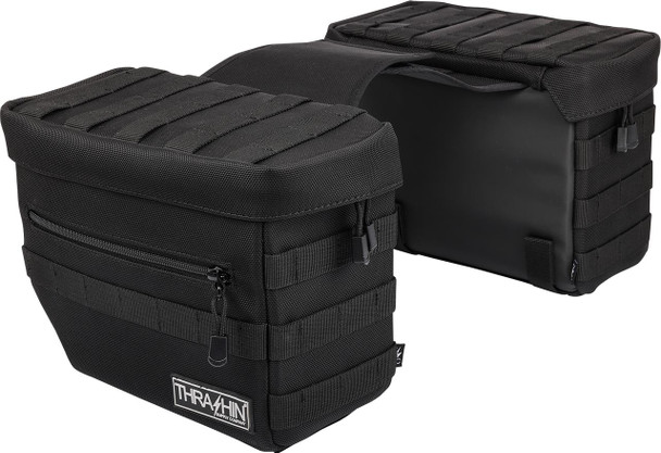  THRASHIN SUPPLY CO. Essential Saddlebags - Black TSB-0006 