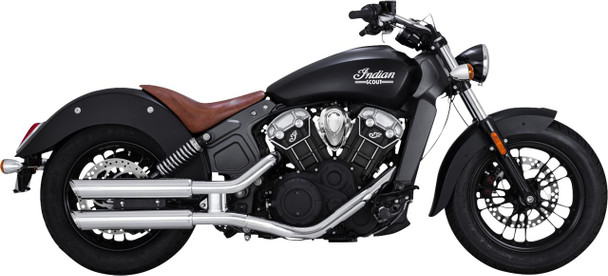 VANCE & HINES 3" Twin Slash Slip-On Mufflers - Chrome 18323 