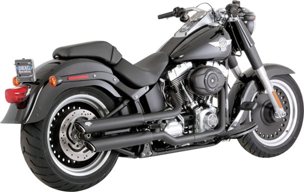 VANCE & HINES 3" Twin Slash Slip-On Mufflers - Black 46343 