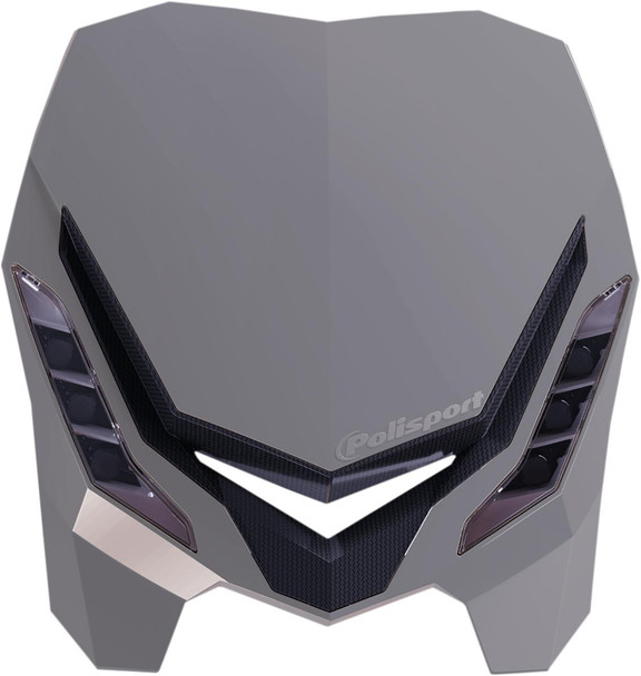  POLISPORT E-Blaze LED Headlight - Gray/Black 8670800005 